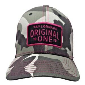 Taylormade Golf Hat "Original One" Camo Girls Hunting Trucker Mesh Pink NWOT